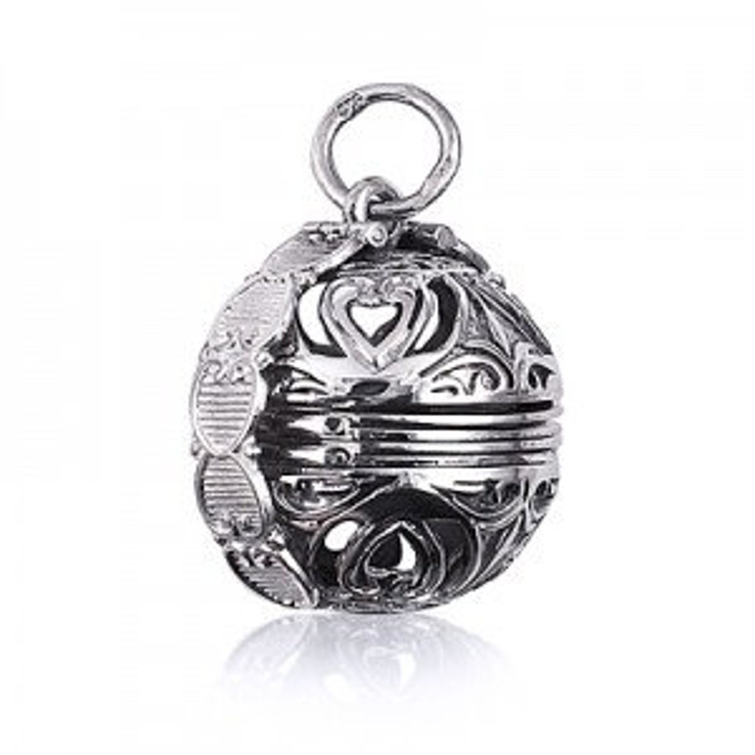 Photoball Locket, the Locket Shop, Photo Ball Locket, Sterling Silver