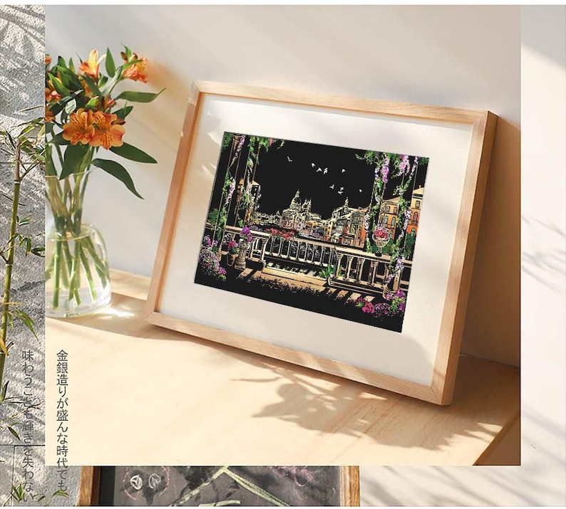 Kit De 8 Cartes à Gratter A4 Pour Enfants Et Adultes - Dessins Animaux à Révéler - Outils Inclus - Idéal Activité Créative Et Cadeau