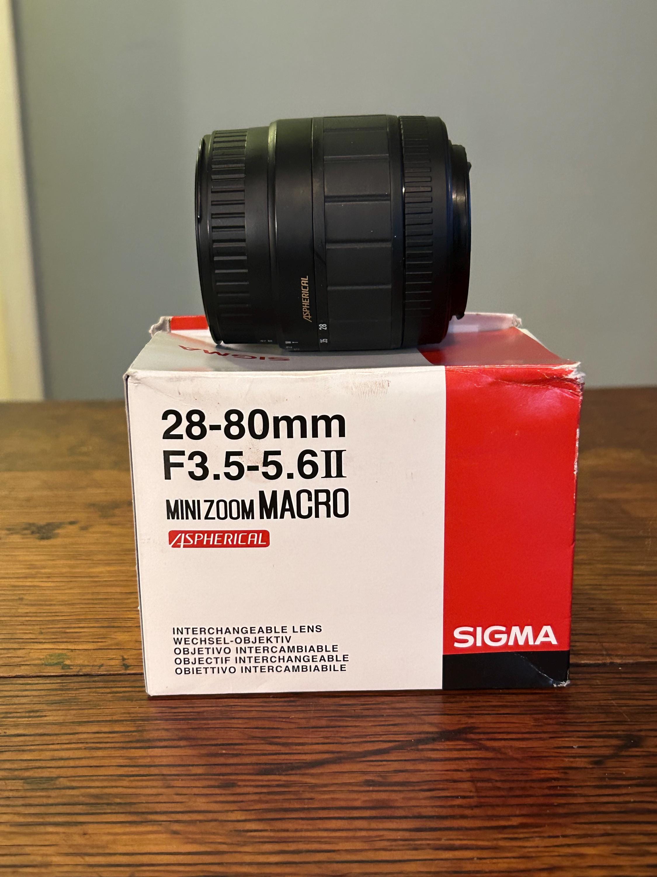 Sigma 28-80mm F/3.5-5.6 II Mini Zoom Macro Aspherical Lens - Etsy