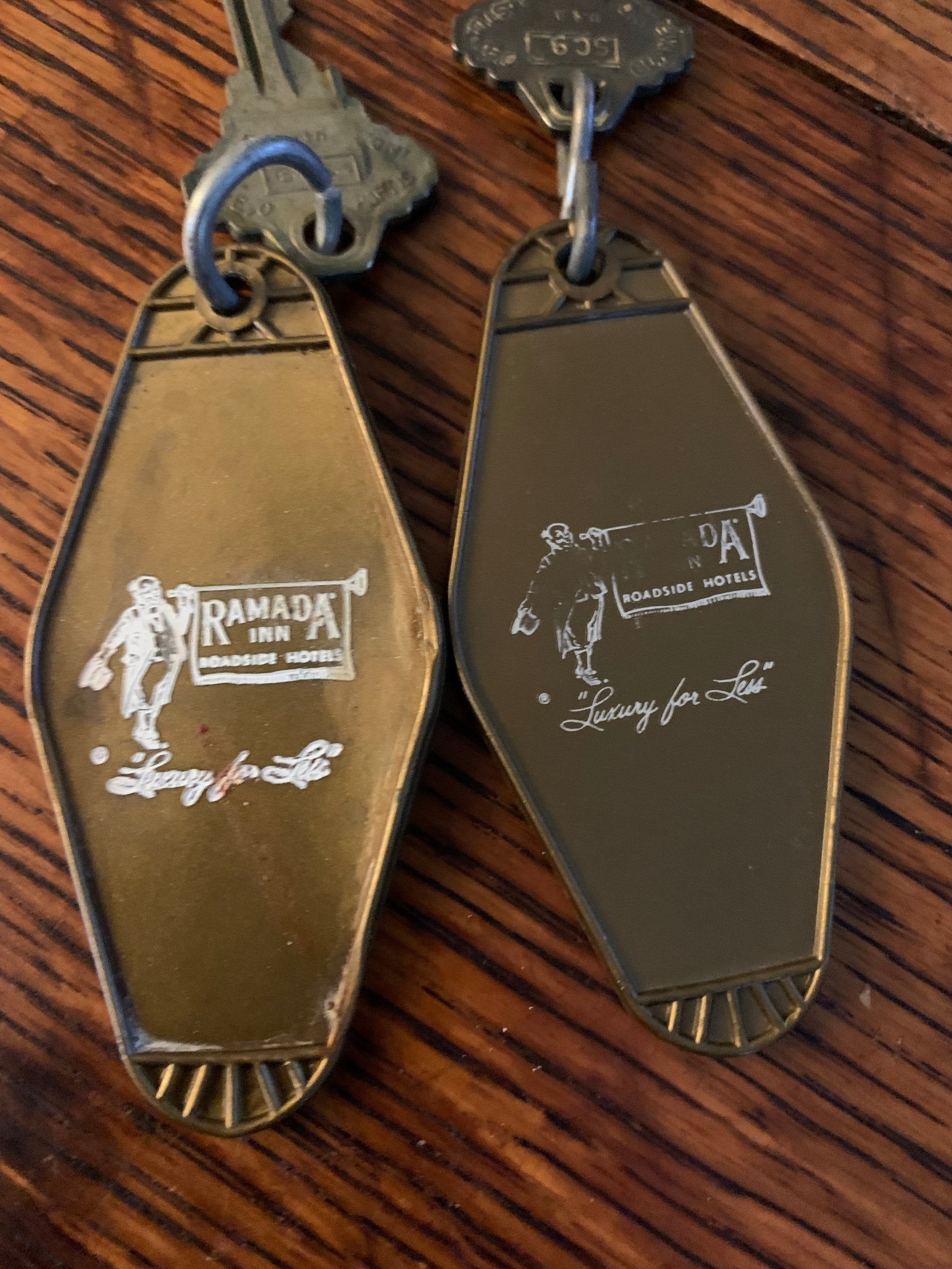 Vintage Hotel Keychains and Keys Etsy