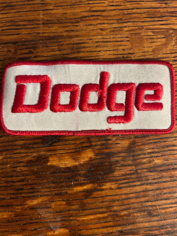 Vintage Dodge Rectangular Patch - image 1