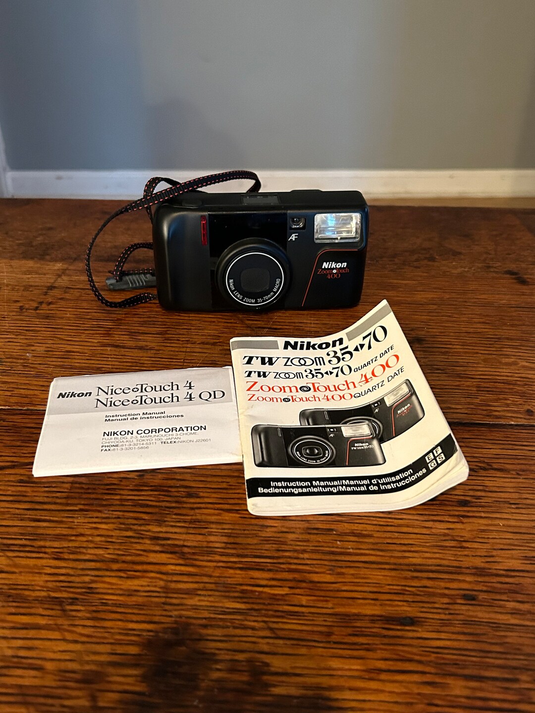 Nikon Zoom Touch 400 35mm Film Camera Etsy