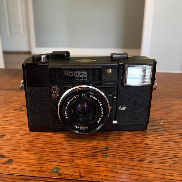 Konica C35 AF Film Camera for Parts or Repair