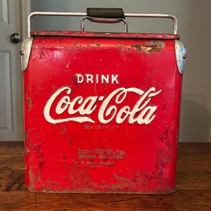 Vintage Coca-Cola Cooler by Acton Mfg Co Inc