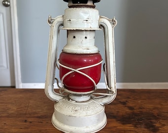 Beautiful Vintage Weathered Storm Lamp, Storm Lantern, Feuerhand