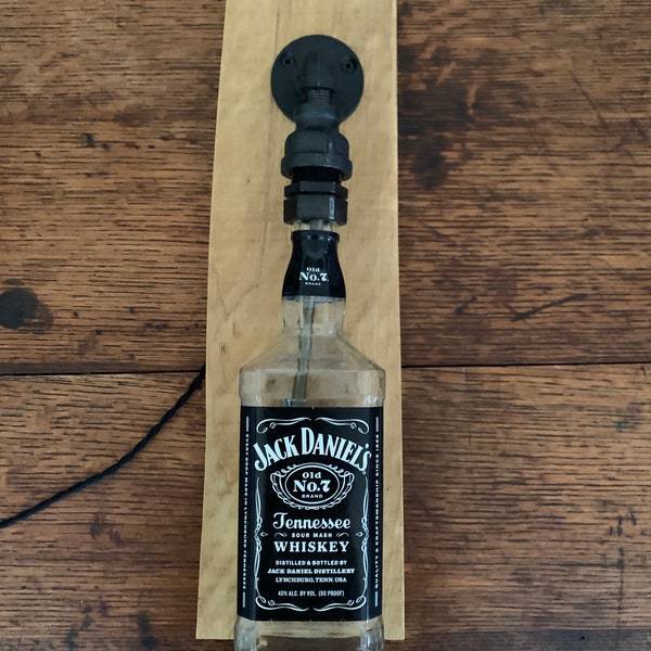 Handmade Jack Daniel’s Lamp