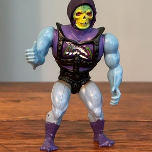 Masters of the Universe Skeletor Battle Armor Action Figure 1983 Made in Taiwan / He-Man Skeletor Battle Armor Action Figure 1983