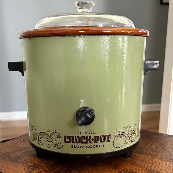 Green Crock Pot Etsy