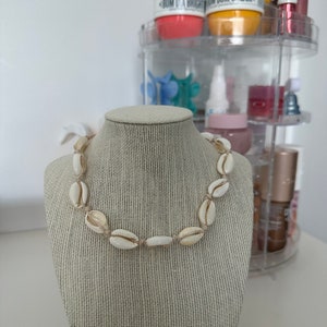 Beachy, boho shell necklace
