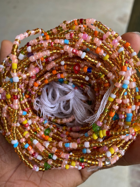Bulk wholesale African Waistbeads Waistbeads Vendor Belly Beads Wholesale Waistbeads Wholesale Beads Waist Beads Ghana Waistbeads Etsy