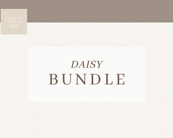 BUNDLE - Daisy First Year Birthday Board | Daisy Cake Topper | Daisy Wand