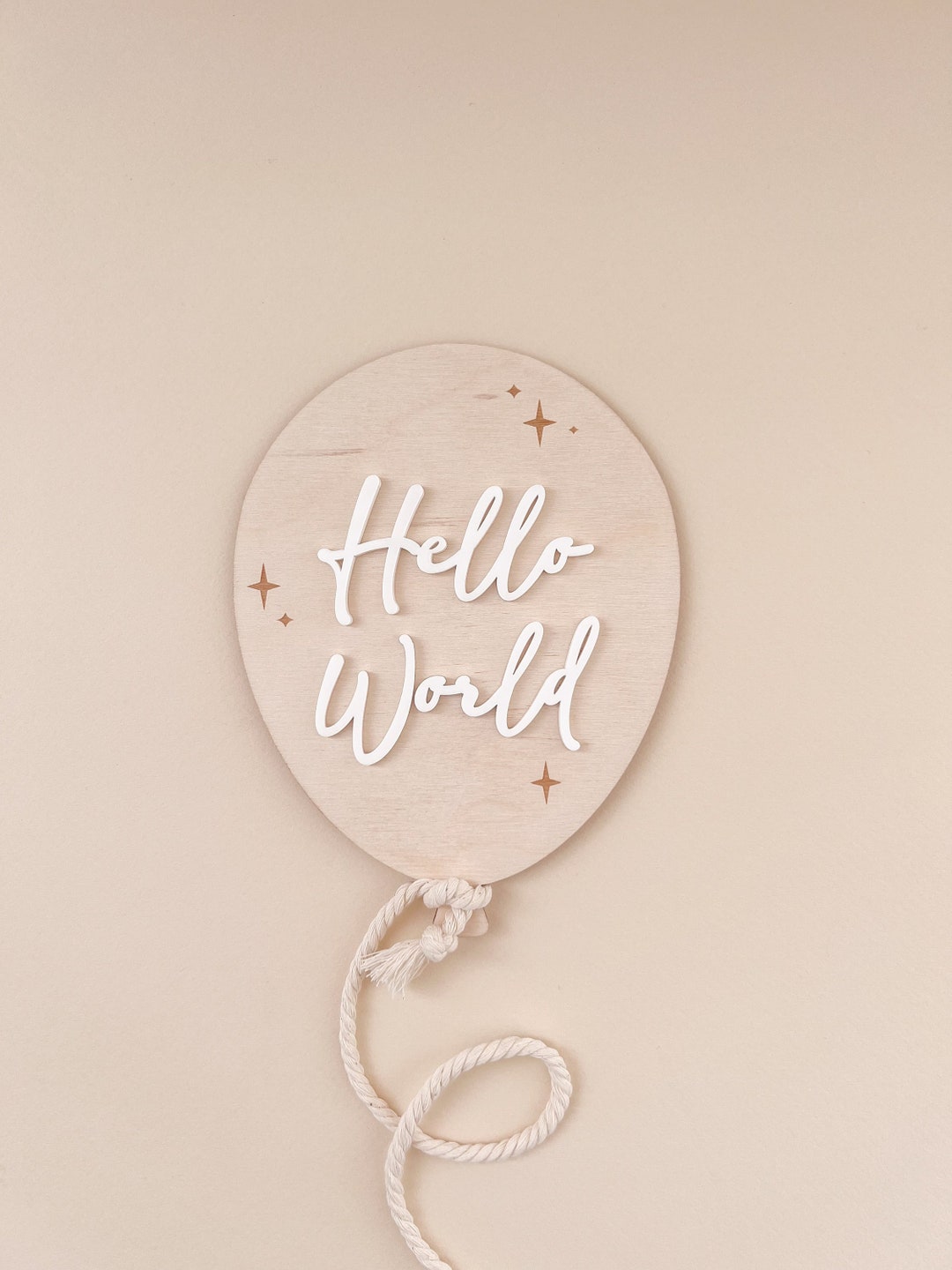 Helloworld Milestone Balloon Milestone Markers | Hello World Baby Birth Announcement Signs ...