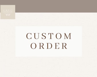 Pedido personalizado - Meghan Kortmann