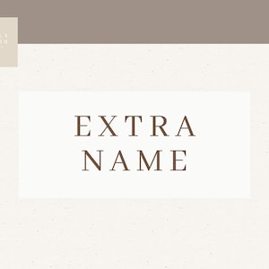 Additional Name
