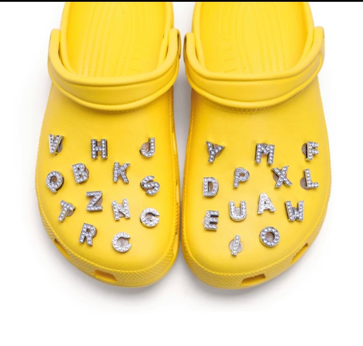 crocs stickers letters