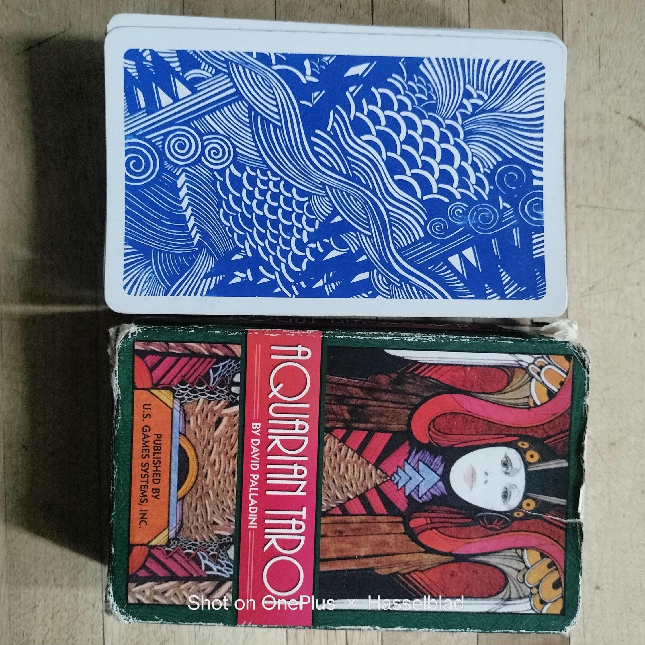 Aquarian tarot アクエリアンタロット:ヴィンテージ Vintage Sealed AQUARIAN TAROT David Palladini 1993 Printing
