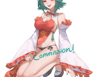 Simple Anime Style Digital Art Commission (CLOSED)