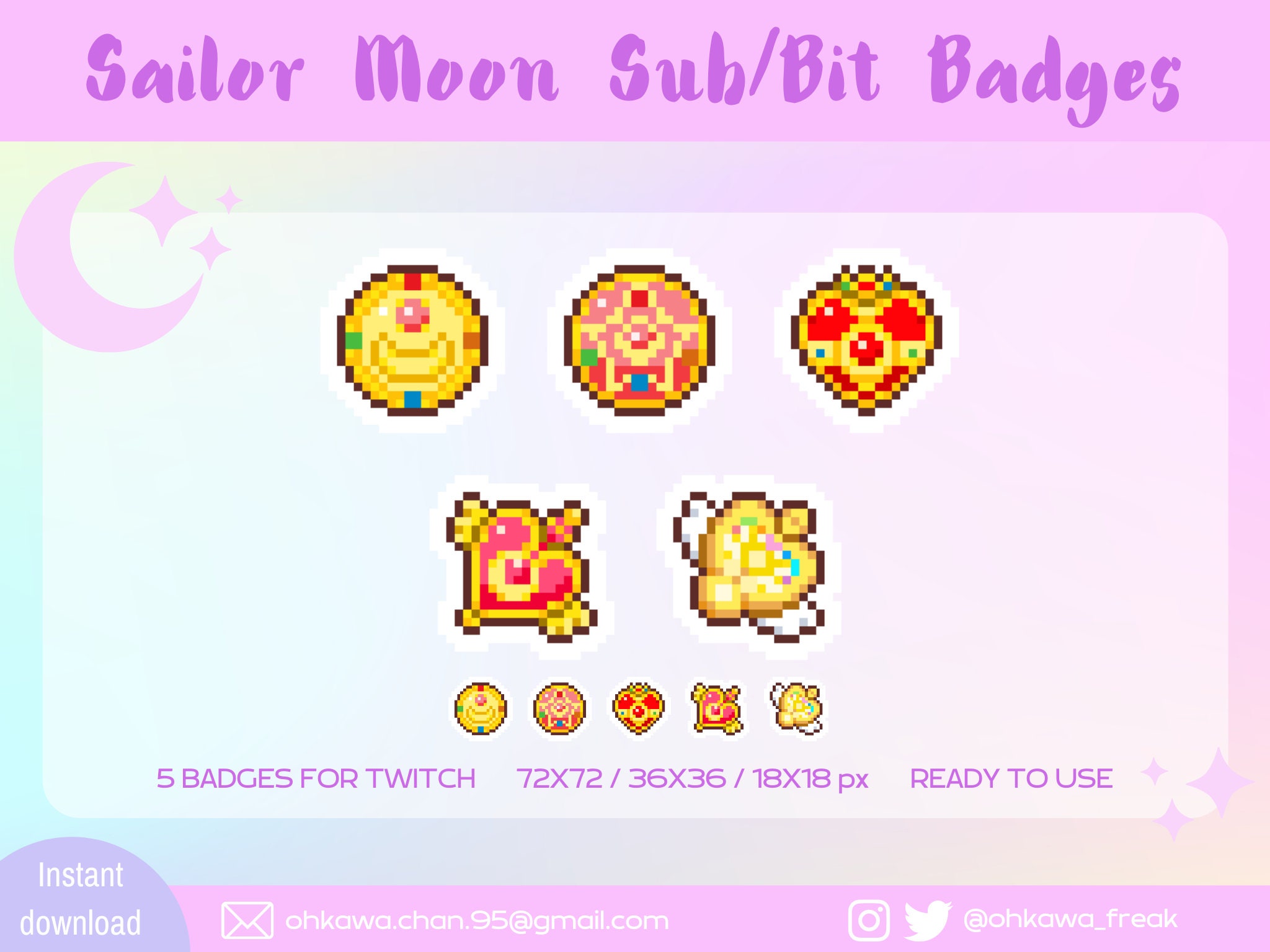 Sailor Moon Pixel Art - Etsy