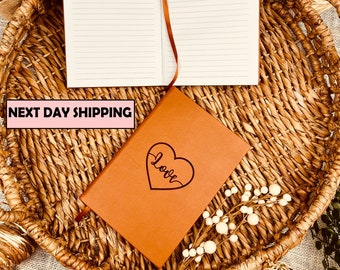 Personalized Leather Journal,Customized Leather Journal,  Journal with Name,Engraved Diary,Personalized Notebook, Travel Size,Best Gift