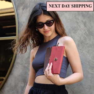 3rd Anniversary Gift, Women Leather wallet,Purse Leather, Wallet for women, Women Slim Leather wallet,Gift for Her,Best Gift,Christmas Gifts