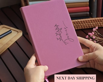 Journal gravé, journal personnalisé, journal personnalisé, journal de rêves, journal de voyage, journal d'entraînement, carnet de notes à couverture rigide, cadeaux pour maman
