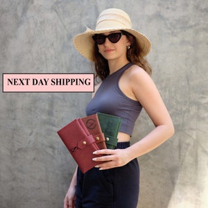 Cartera de cuero personalizada para mujer, Cartera de mujer personalizada, Cartera de mujer grabada, Regalo del día de la madre, Regalo para ella, Cartera de cuero para mujer, Navidad