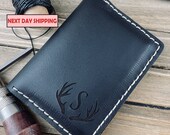 Minimalist Leather Wallet ,Christmas wallet gift, Slim Front Pocket Wallet, 2nd anniversary wallet gift, Cardholder for him, Gift for dad