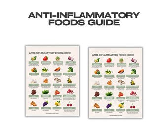Anti-Inflammatory Foods Guide | Nutrient-Rich Ingredients, Healthy Lifestyle Choices