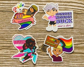 LGBTQ+ Pride Stickers