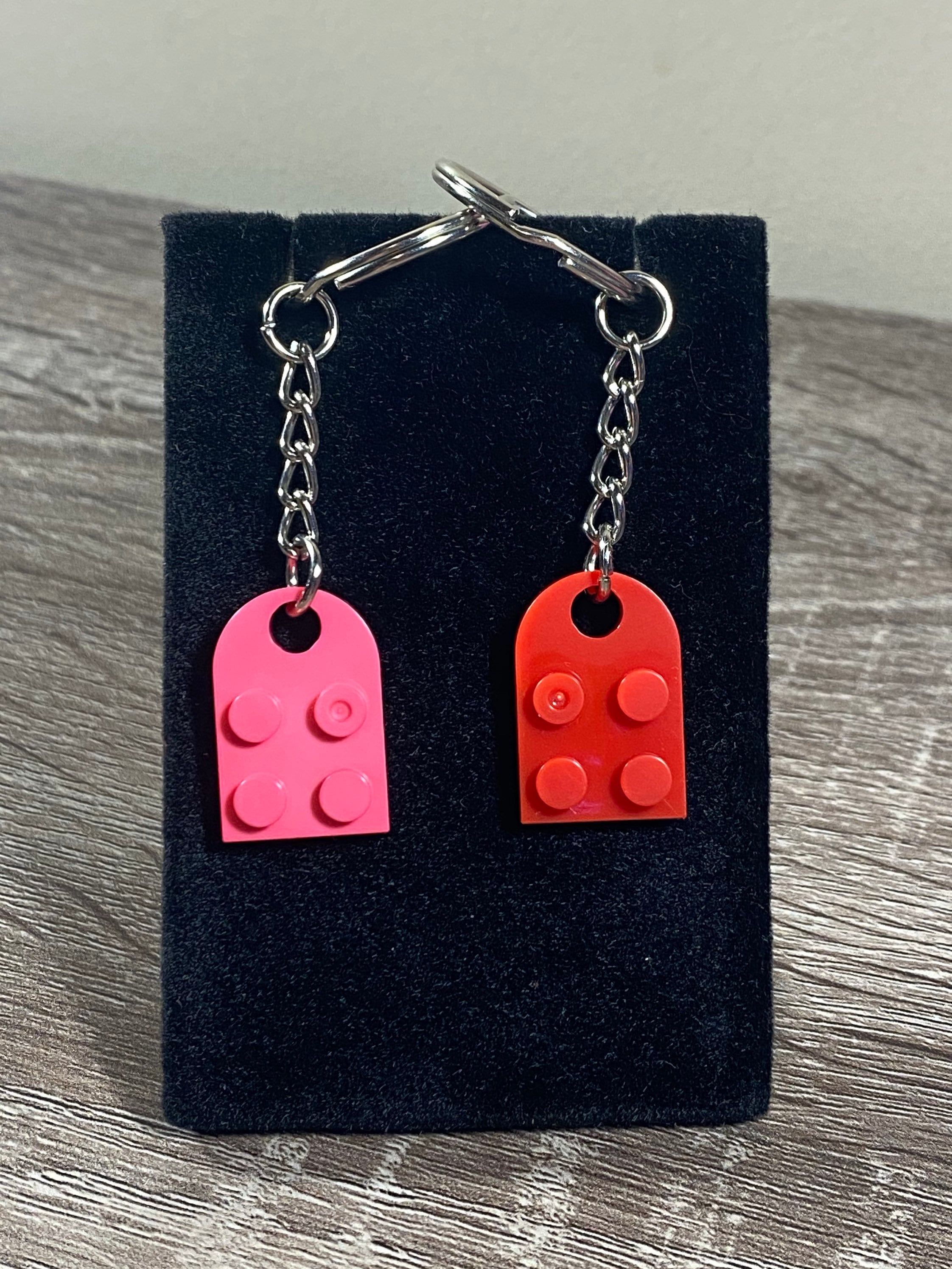 Lego Heart Keychain Couples Keychain Matching Bestfriend