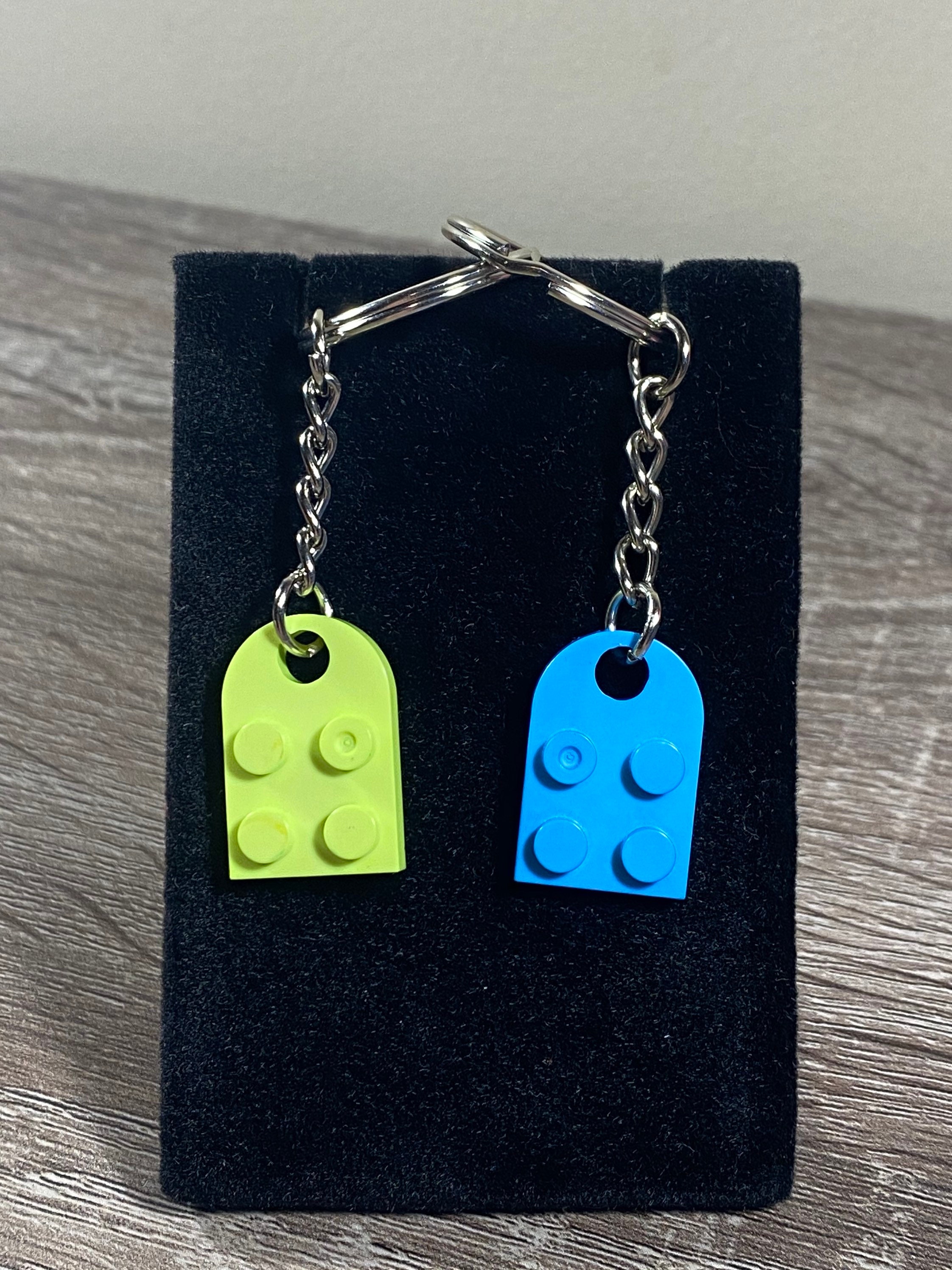 Lego Heart Keychain Couples Keychain Matching Bestfriend