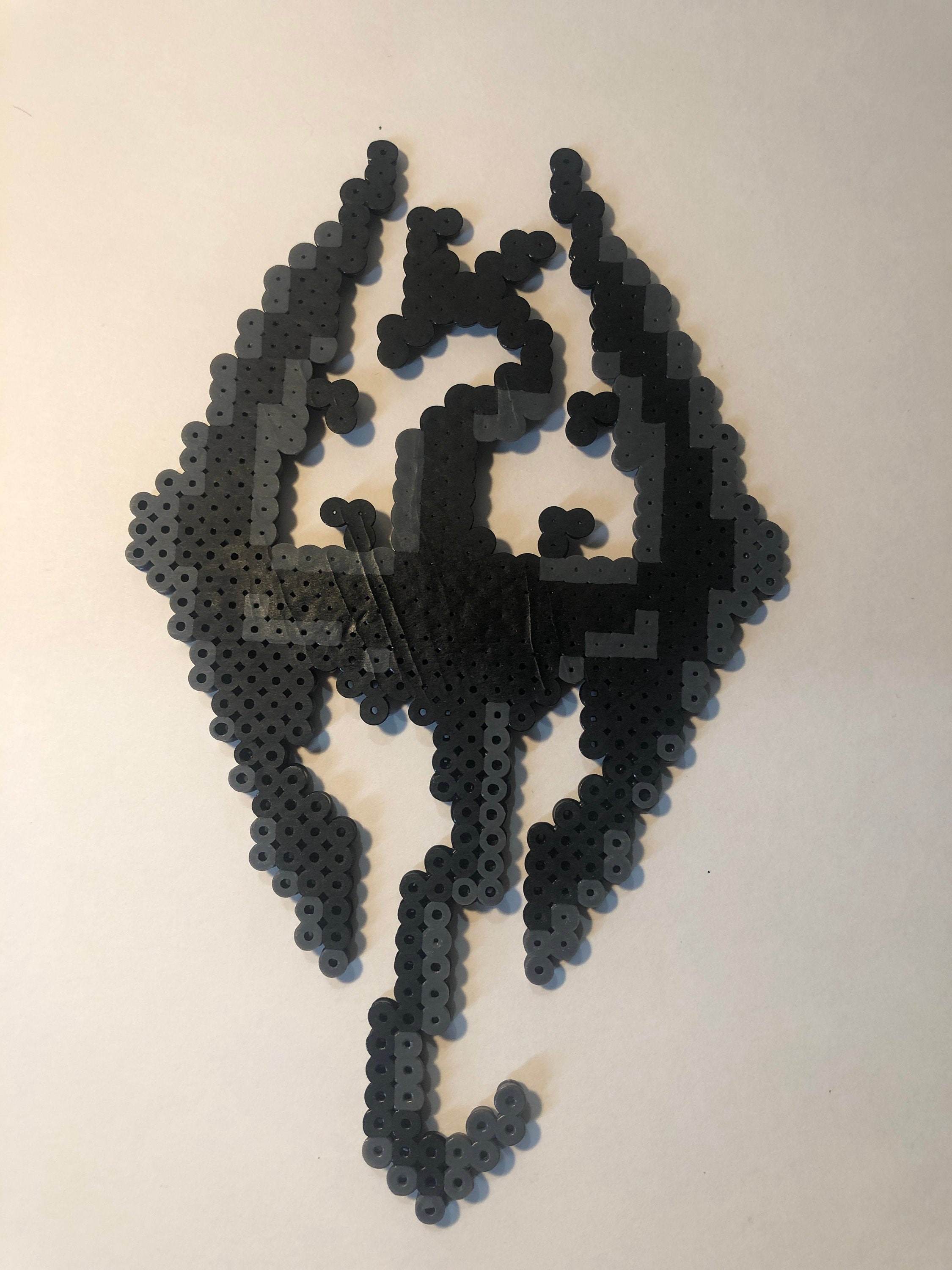 The Elder Scrolls Logotipo de Skyrim Perler Bead Etsy
