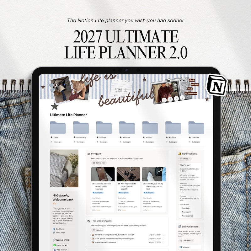 Notion 2027 - Etsy