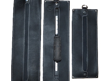 TS Black Leather Plaster Trowel Wallet