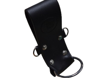 TS Black Leather Spanner / wrench Tool Belt Holder