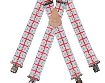 Brimarc Mens Heavy Duty St George Braces Trouser Belt Suspender 2" 50mm Wide