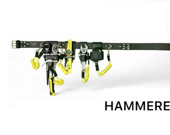 Hammerex Scaffolder's Quality Black leather Toolbelt (R88)