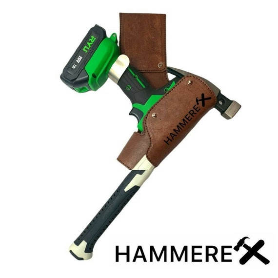 Hammerex Drill Hammer Belt Holder Crafted With Solid Inner Etsy