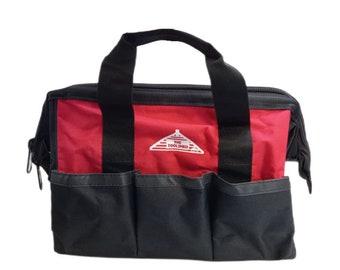 Small Tool Bag – 12″ Heavy Duty Canvas Tote With External Pockets