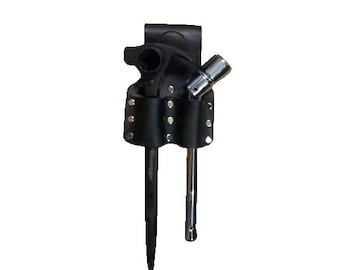 Hammerex Black leather Double scaffold tool holder (073)