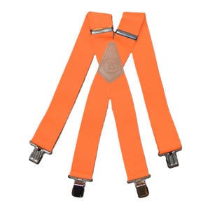 Brimarc Plain Braces - Orange - One Size Fits All
