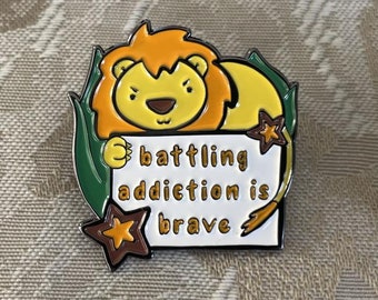 Addiction Recovery Support Pin