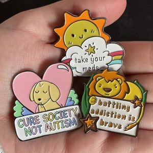 Mental Health - Autism Pin B-grade/Seconds