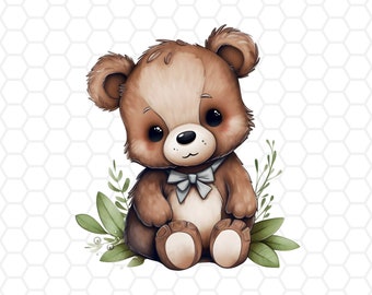 Cute teddy bear png file for sublimation, bear clipart, teddy bear clipart, bear png, teddy bear png, bear sublimation, animal clipart