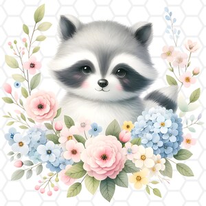 Cute raccoon png file for sublimation, raccoon clipart, raccoon png, raccoon sublimation, baby raccoon clipart, animal clipart