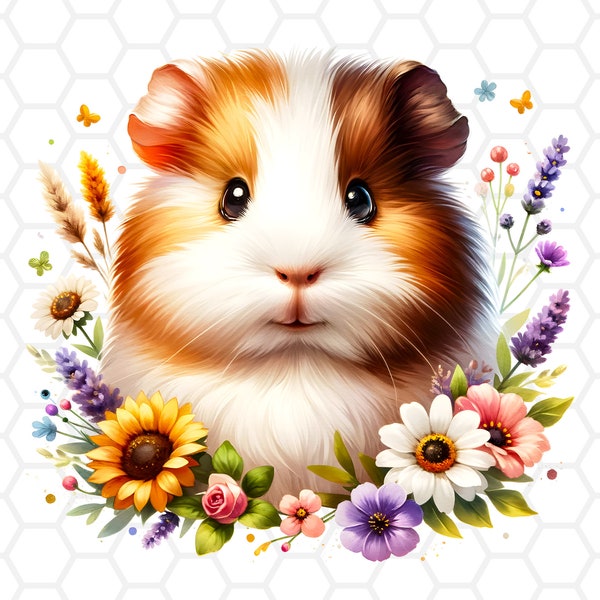 Cute guinea pig png file for sublimation, guinea pig clipart, guinea pig png, guinea pig sublimation, baby guineapig clipart, animal clipart
