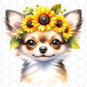 Lindo archivo png chihuahua para sublimación, chihuahua clipart, chihuahua png, acuarela chihuahua, arte chihuahua, diseños de sublimación