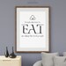 Quotes Funny Kitchen Wall Art Printable people Who Love to Eat Are ...