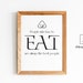 Quotes Funny Kitchen Wall Art Printable people Who Love to Eat Are ...