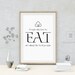 Quotes Funny Kitchen Wall Art Printable people Who Love to Eat Are ...